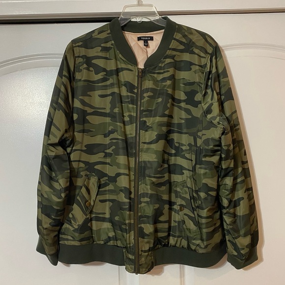 Torrid 4 Camo Bomber Jacket - Picture 2 of 10